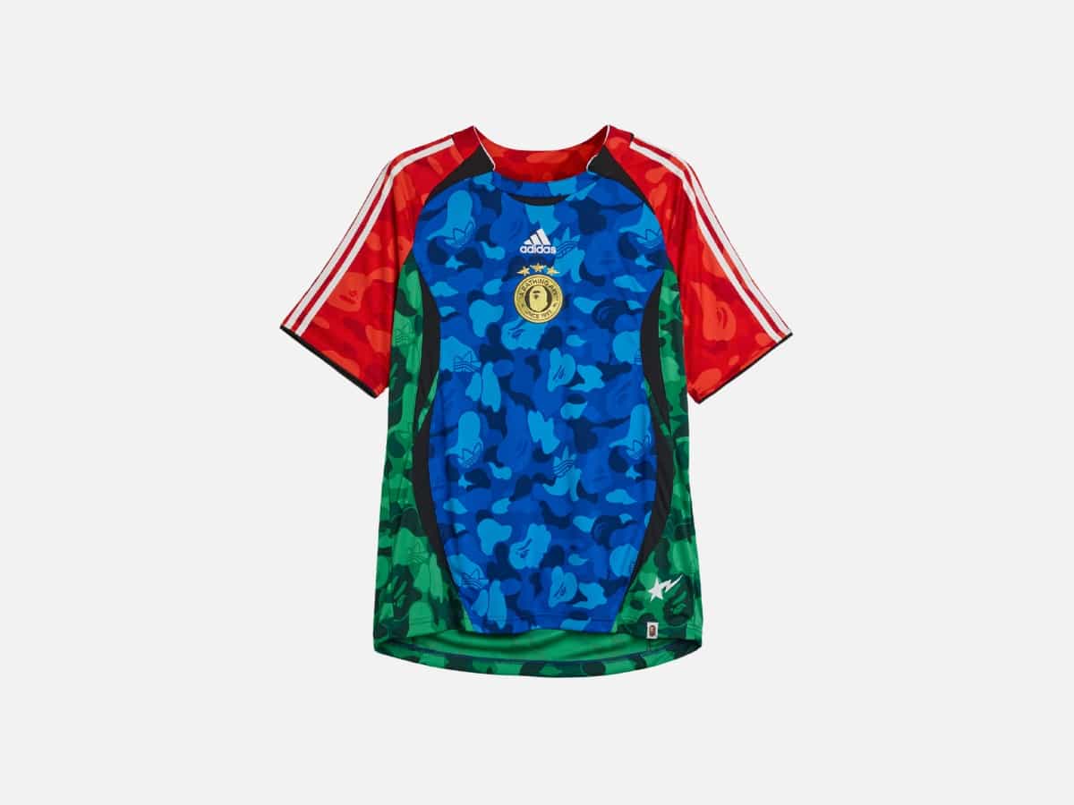 adidas x BAPE FIFA World Cup 2026 Home jersey close up