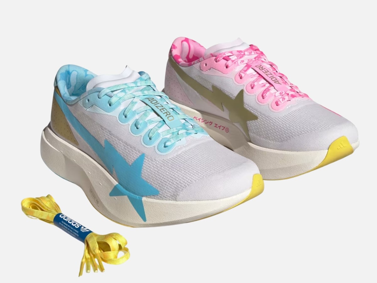 adidas x BAPE FIFA World Cup 2026 Away sneakers close up