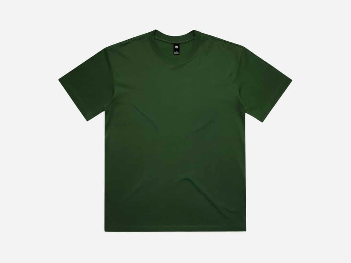 Ascolour boxed tee olive green