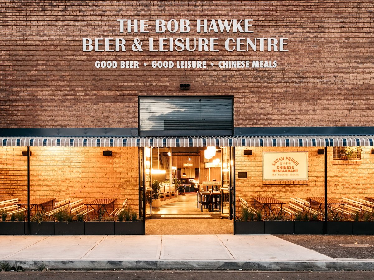 The Bob Hawke Beer & Leisure Centre brewery and taproom in Sydney