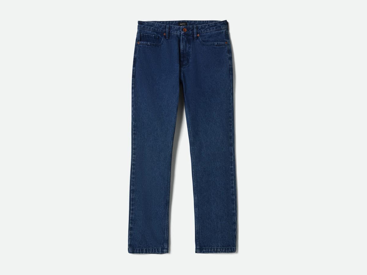 Brixton Builders 5-Pocket Pant in Medium Wash Denim