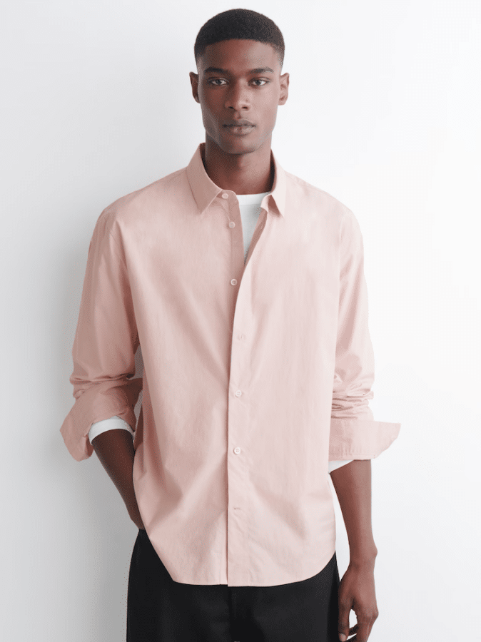 Cos relaxed shirt pink