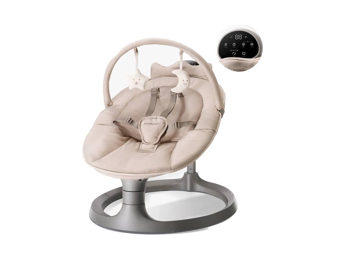 Momcozy 2-in-1 Electric Baby Swing