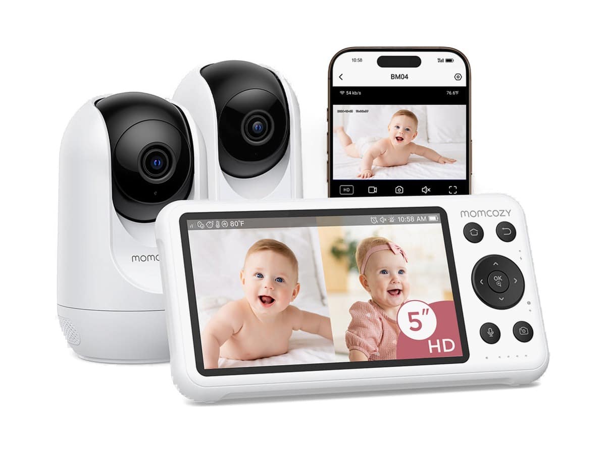 Momcozy 5-Inch Dual-mode Smart Baby Monitor BM04