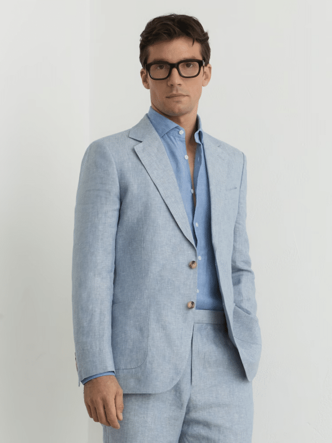 Reiss light blue blazer