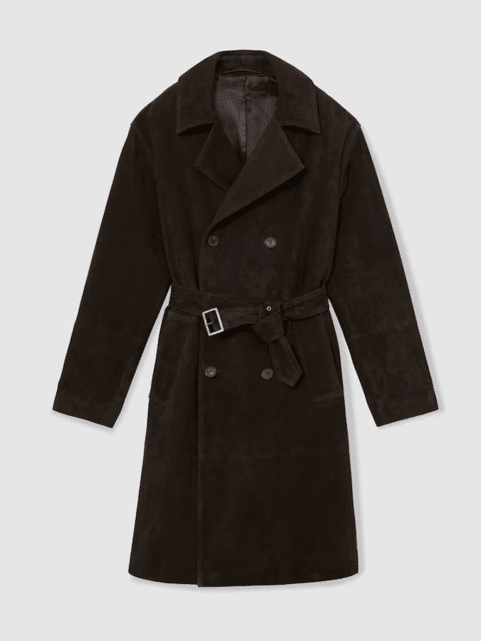 Reiss suede trench 1