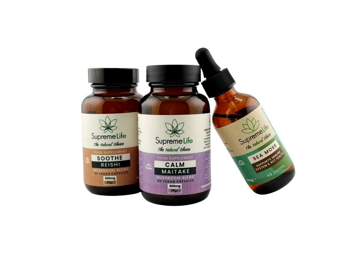 Supreme CBD Hormone Harmoniser Bundle with reishi, maitake and sea moss