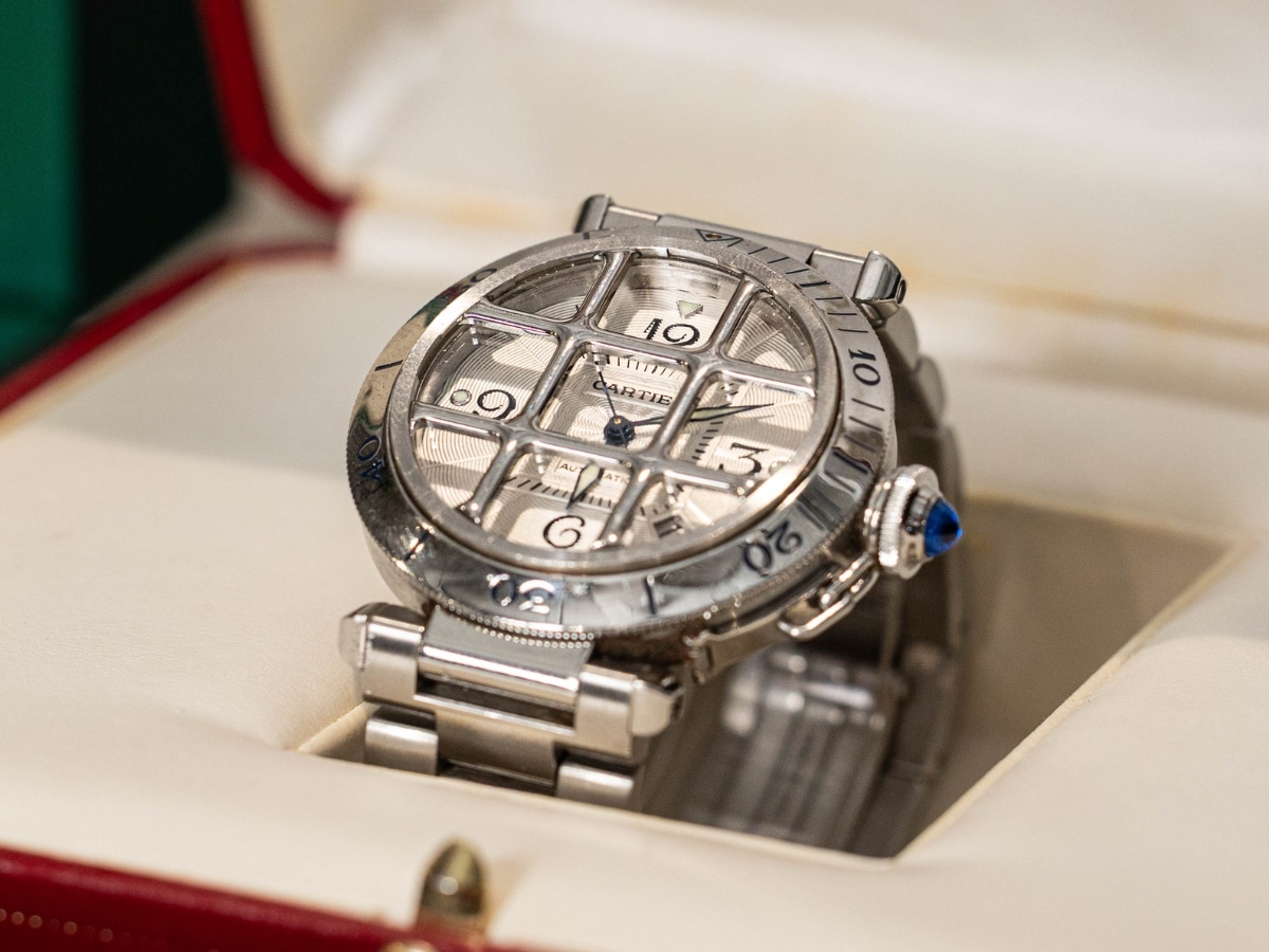 Cartier pasha grille ref w31040h32379
