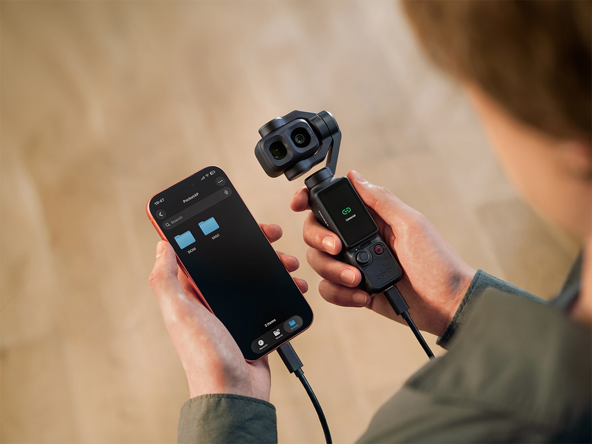 Dji osmo pocket 4p connection