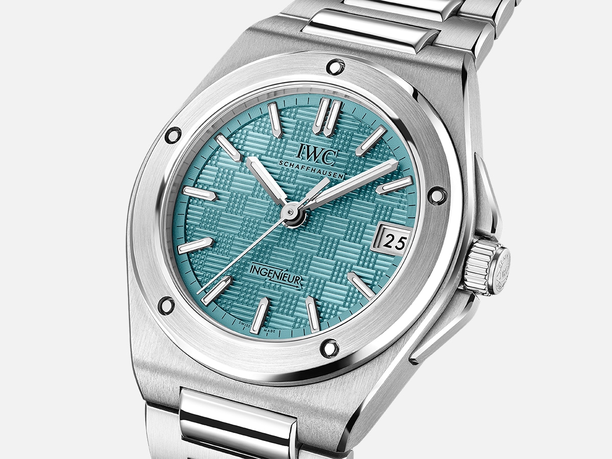 Iwc ingenieur automatic 35 'pool' blue dial