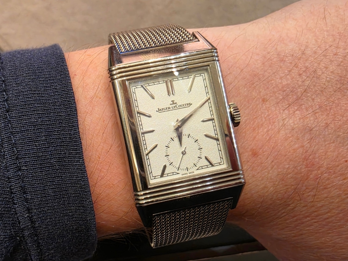 Jlc reverso tribute monoface small seconds ‘or deco’
