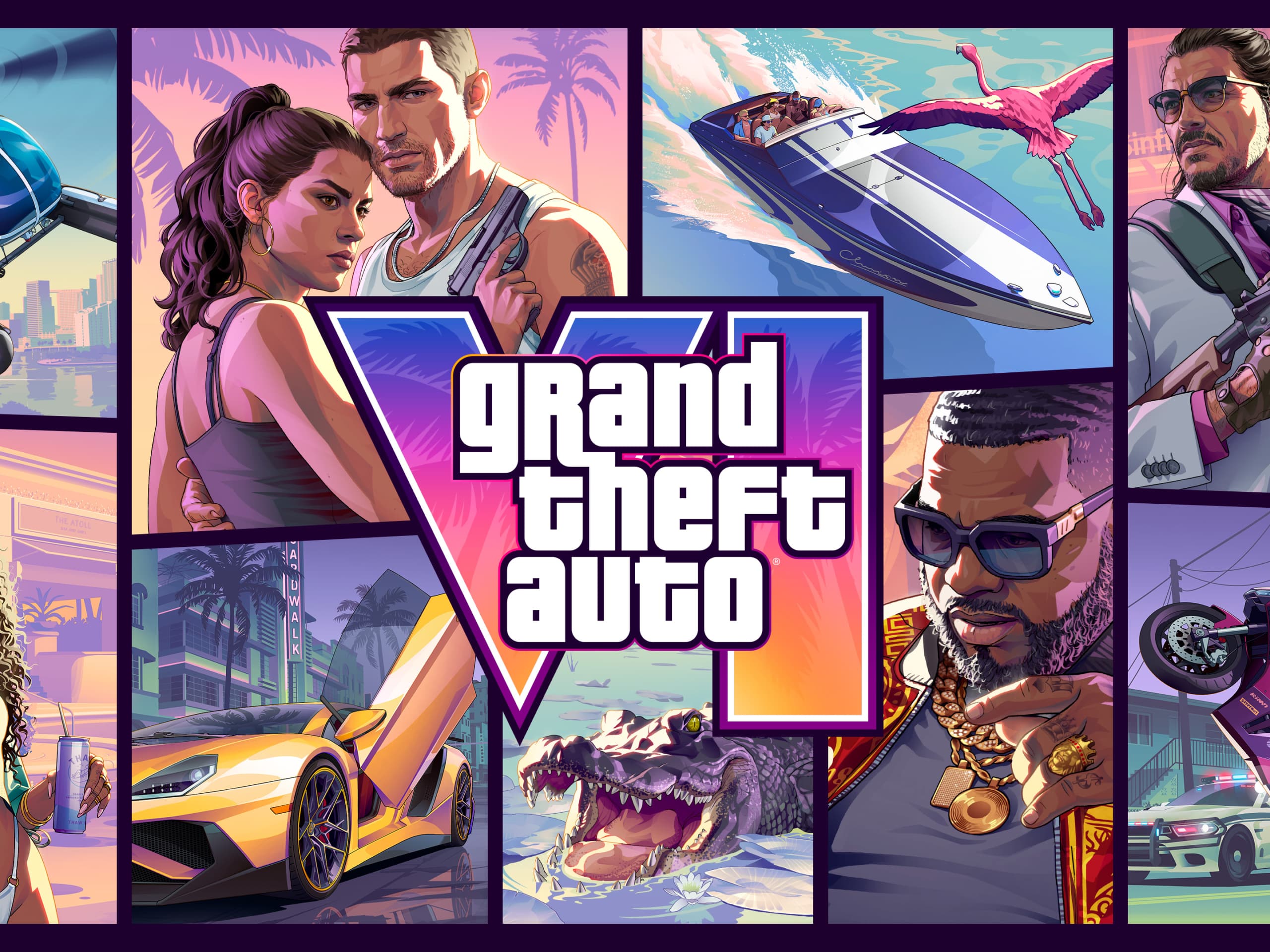 Official Grand Theft Auto 6 cover art landscape