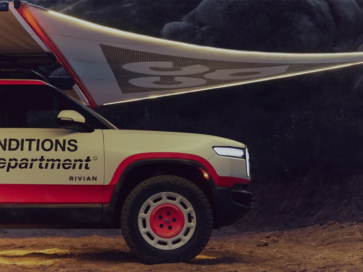Rivian r1t recharge truck x nike acg 11