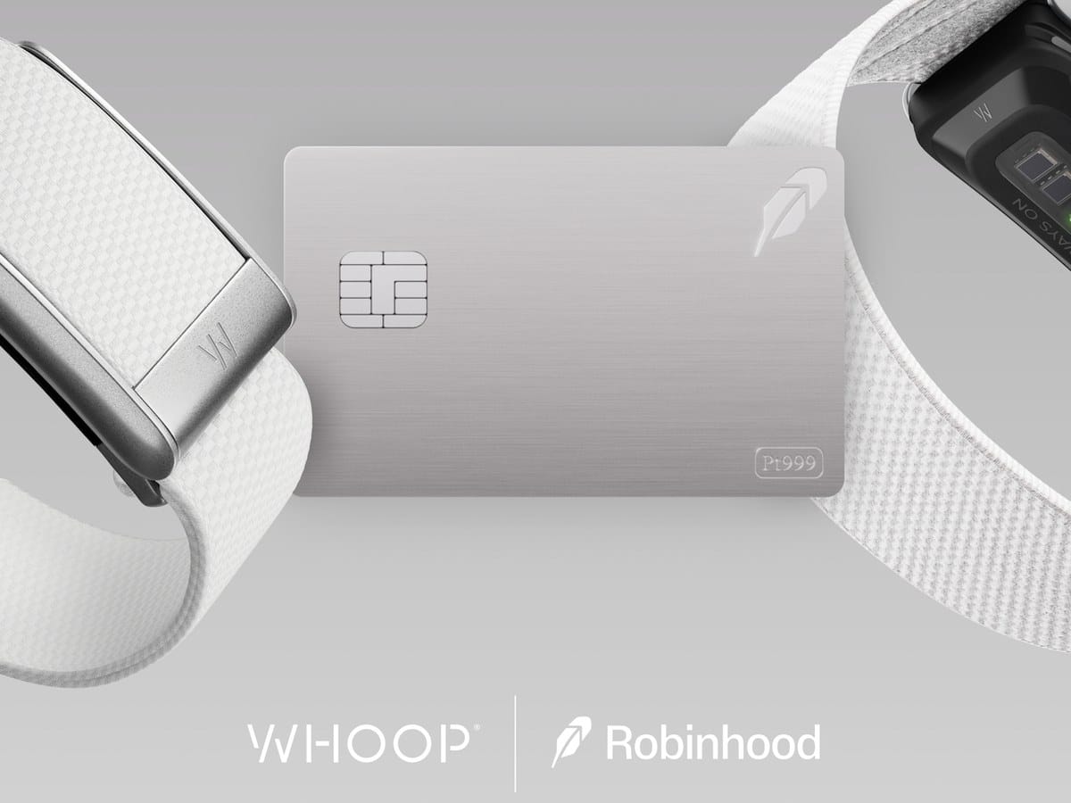 WHOOP Peak Membership is Now a Robinhood Platinum Card Perk, Device Included