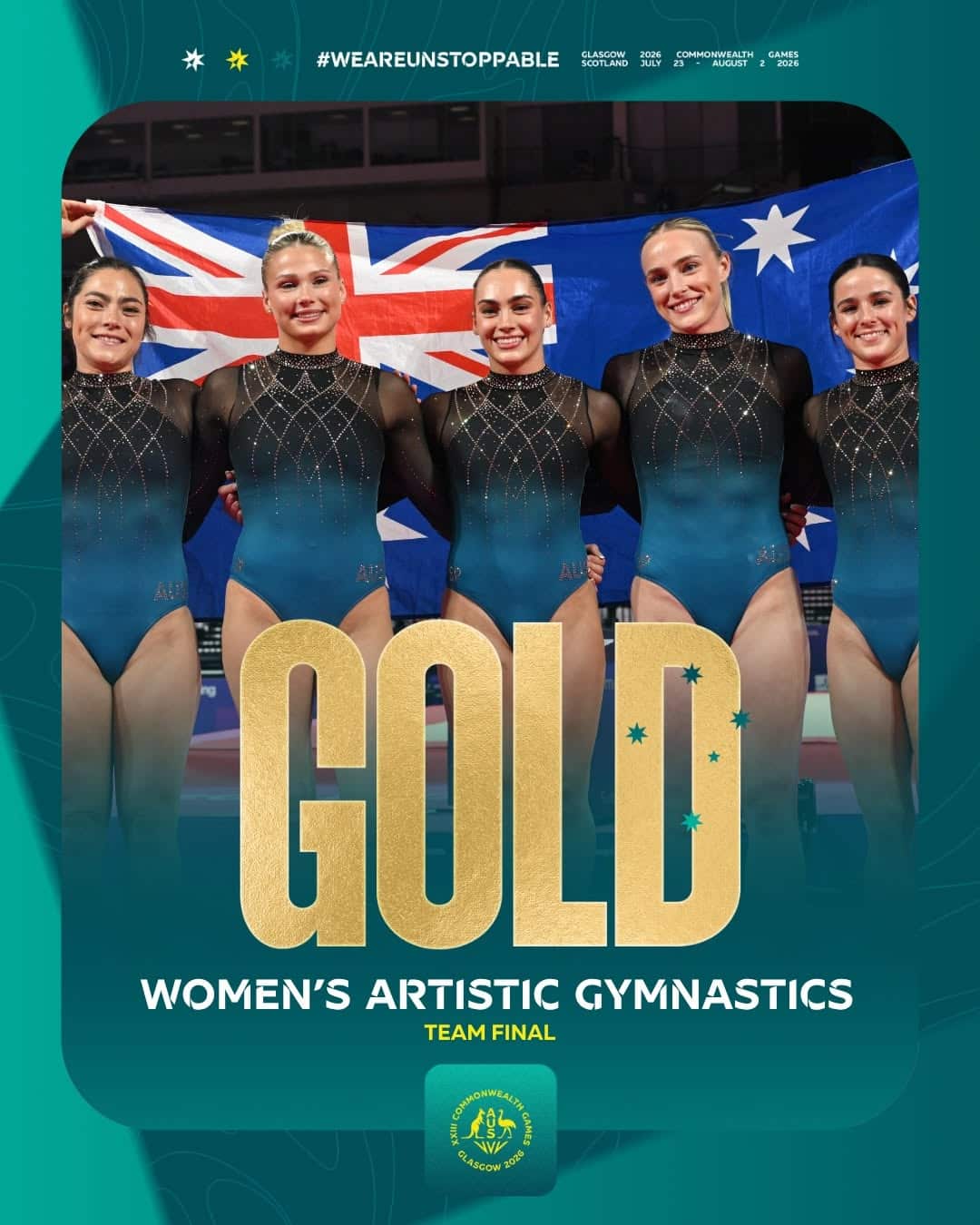 Australia, Women's Artistic Gymnastics Team, Glasgow 2026 Commonwealth Games