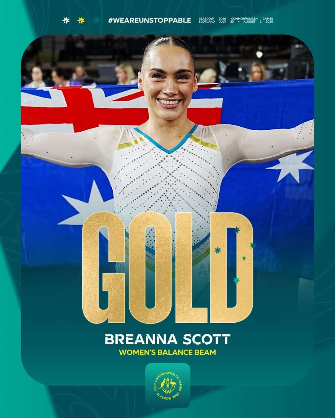 Breanna Scott, Women's Balance Beam, Glasgow 2026 Commonwealth Games