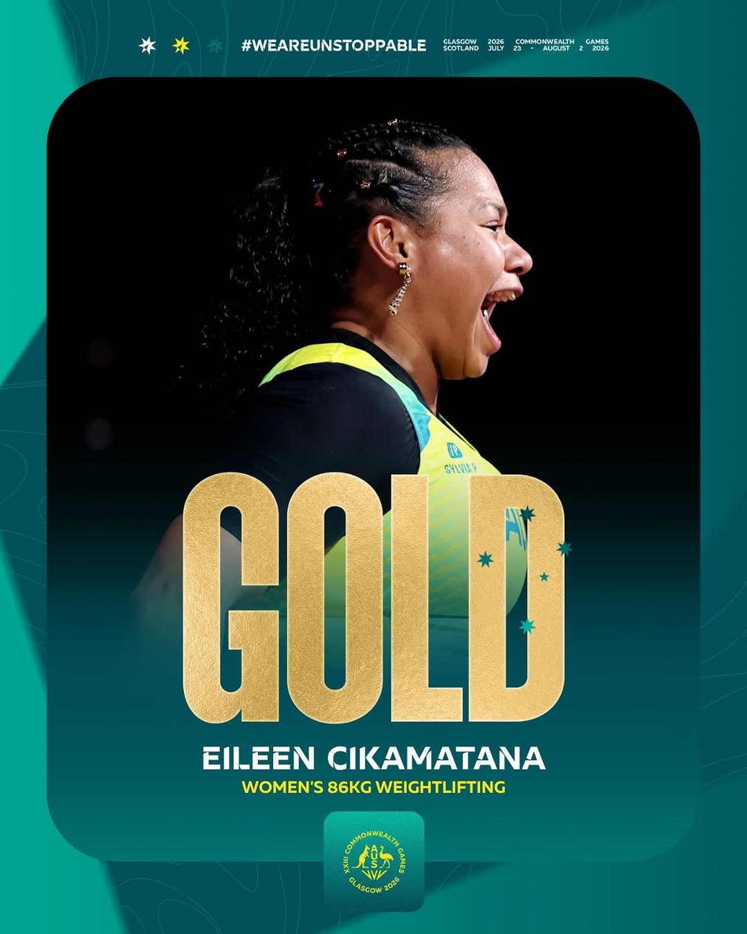 Eileen Cikamatana, Women's 86kg Weightlifting, Glasgow 2026 Commonwealth Games