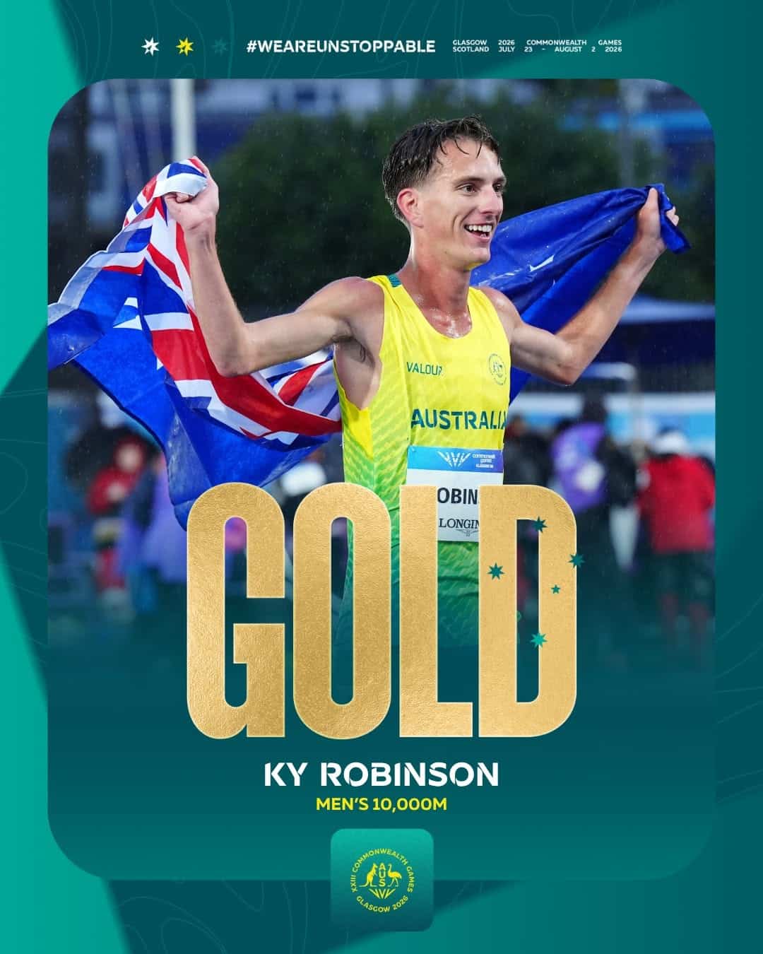 Ky Robinson, Men's 10,000m, Glasgow 2026 Commonwealth Games