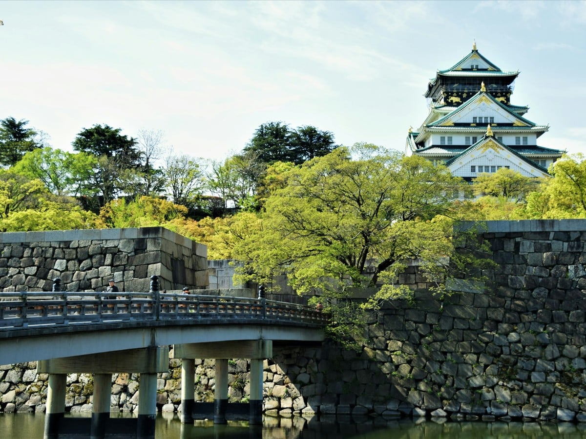 Osaka, Japan skyline