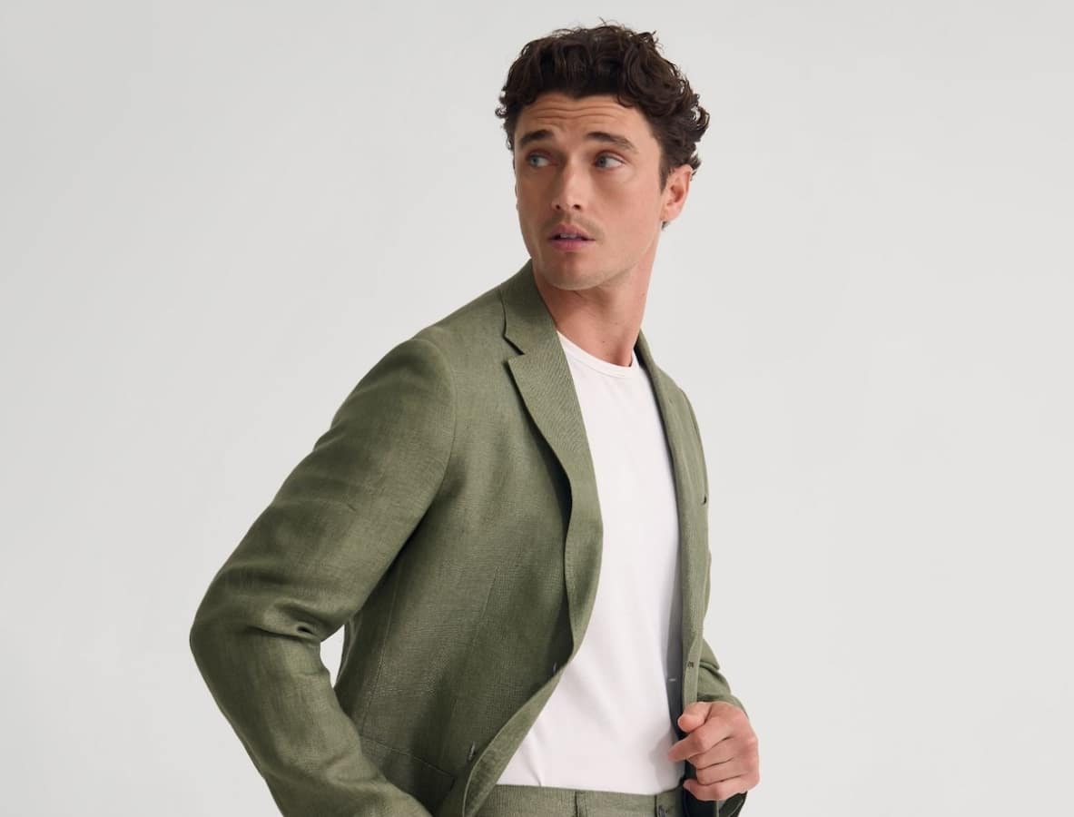 Oxford linen suit