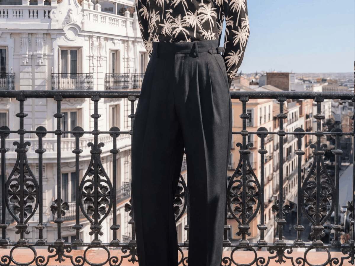 Phix clothing pleated trousers