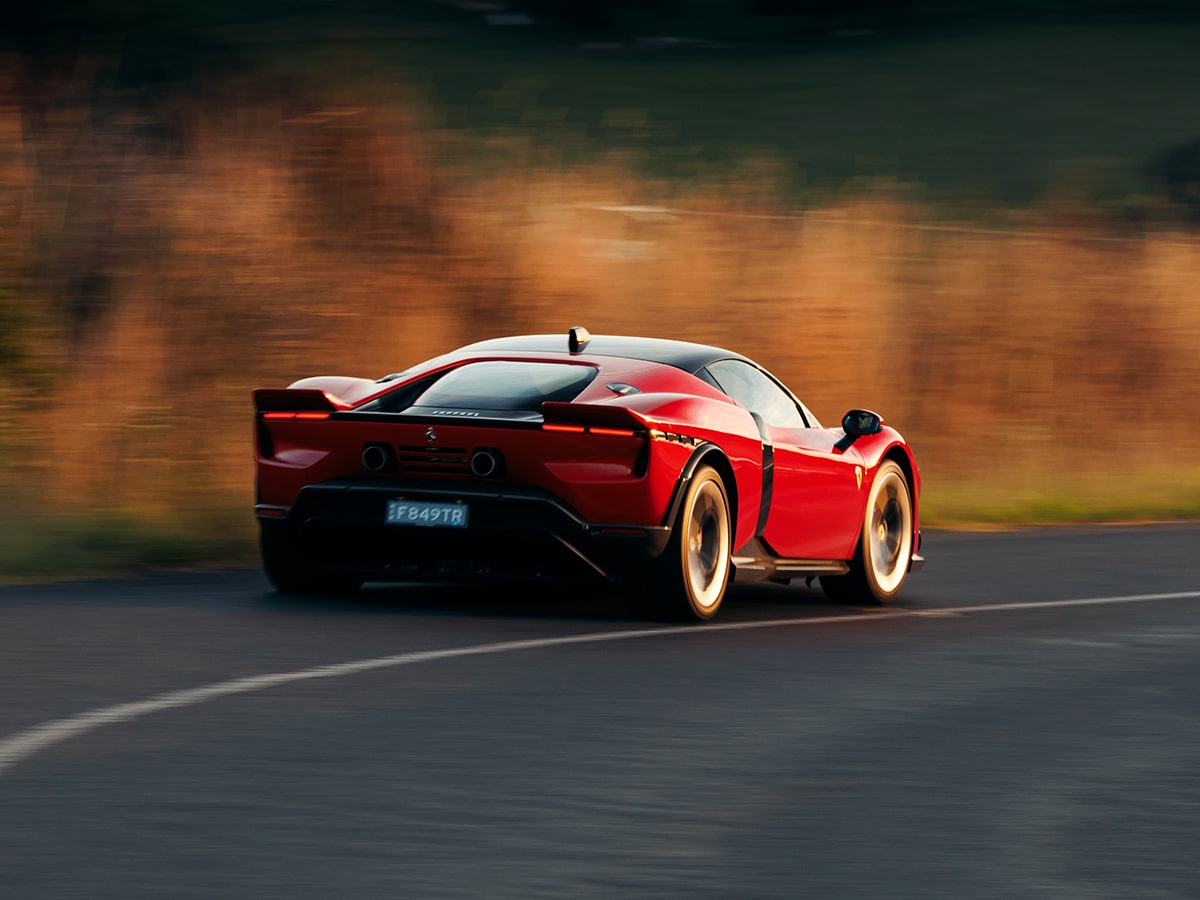 Rear end on road
