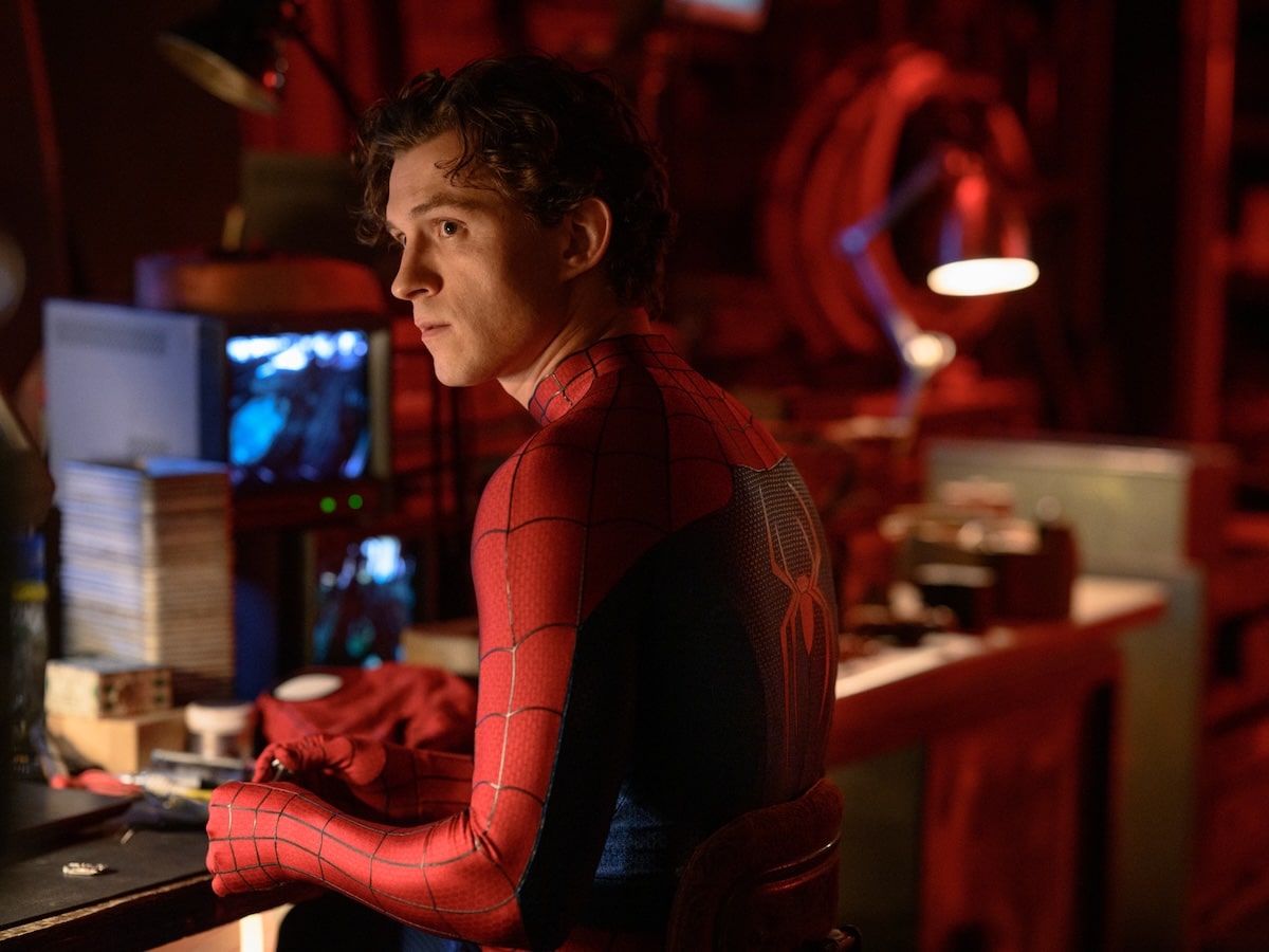 Tom holland peter parker spider man brand new day