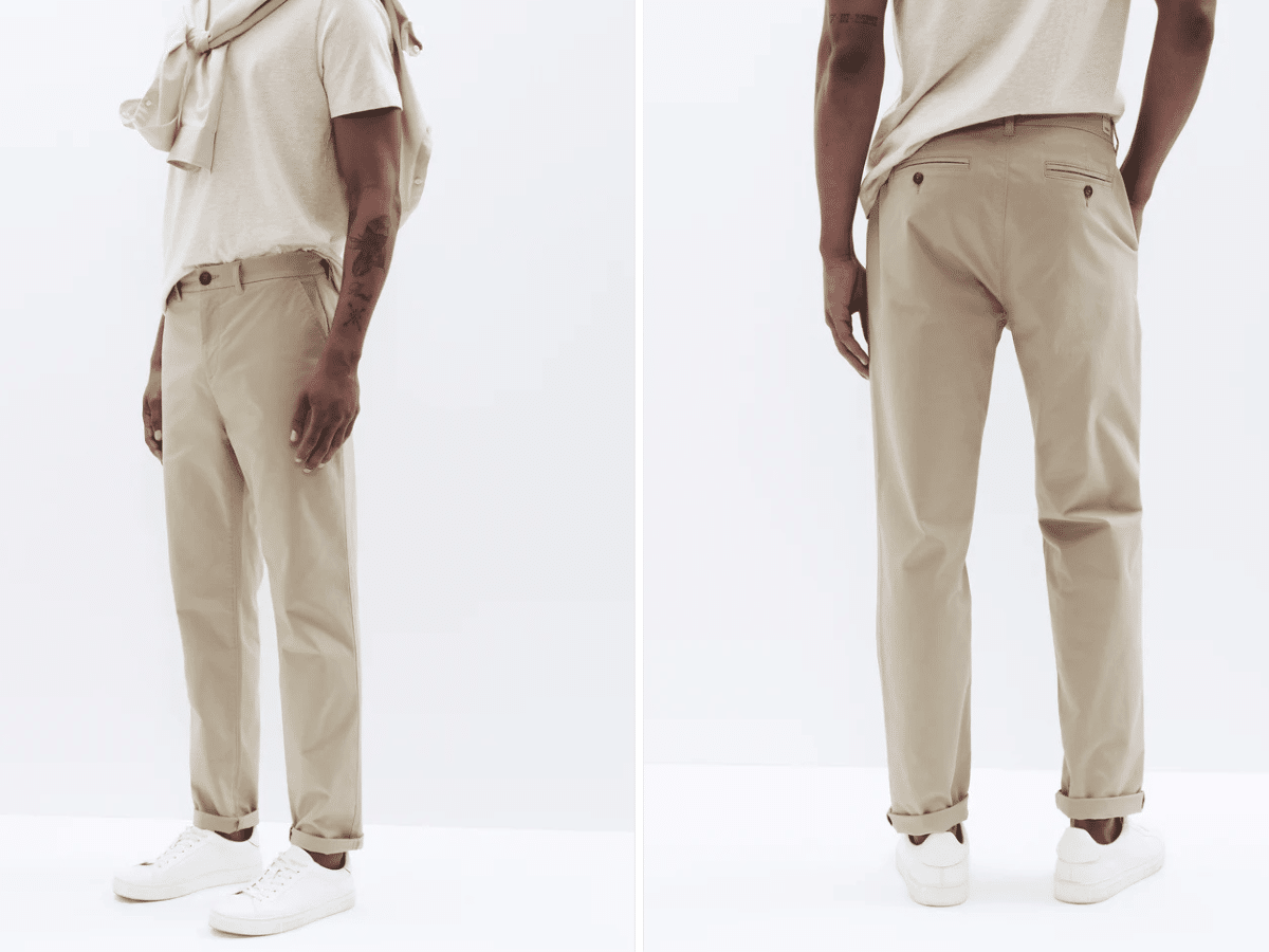 Unison label slim chino