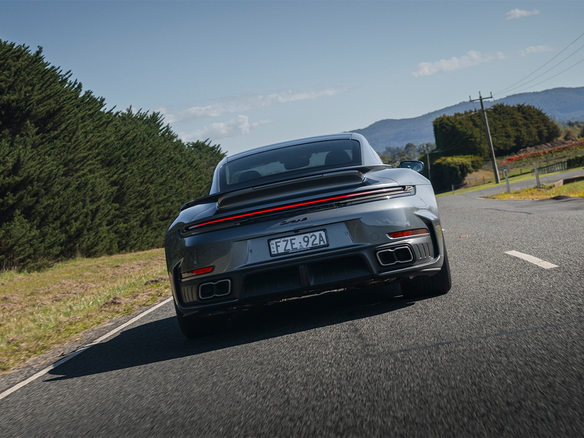 911 turbo s rear end