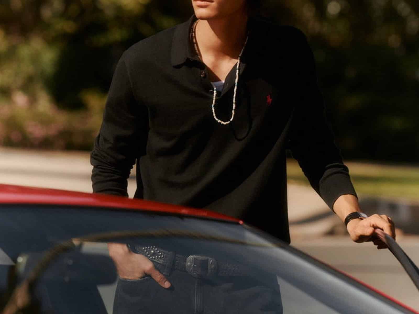 A Ralph Lauren Polo shirt with the signature polo player embroidery, shown across a range of colours. (3 of 6)