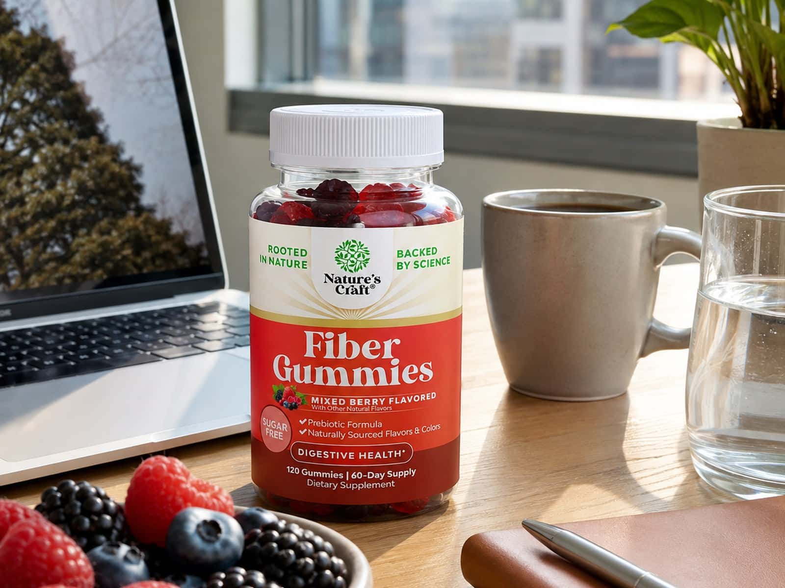 A bottle of Nature's Craft Neuro Health nootropic capsules for memory and focus. (3 of 4)