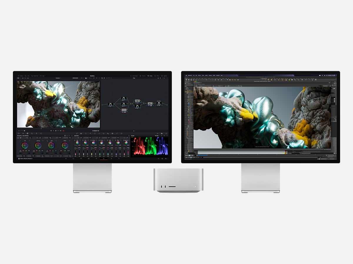 Apple mac studio dual displays