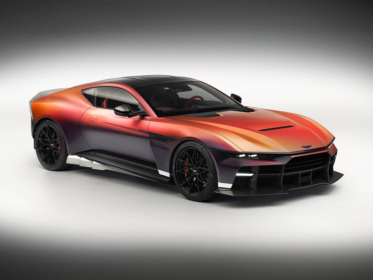 Aston martin valen front three quarter