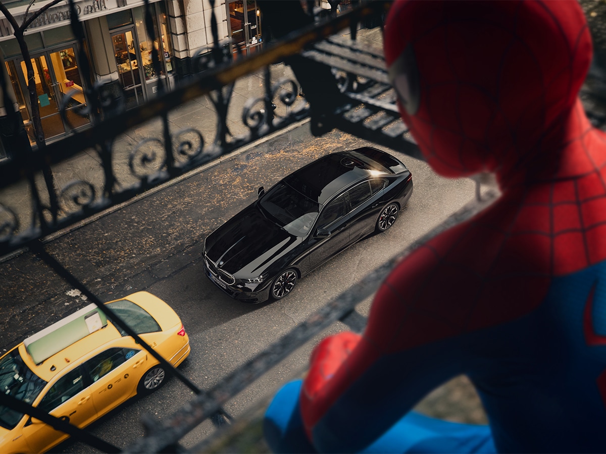 Bmw spider man ad onscreen 0004 p90651334 highres bmw brings the neue