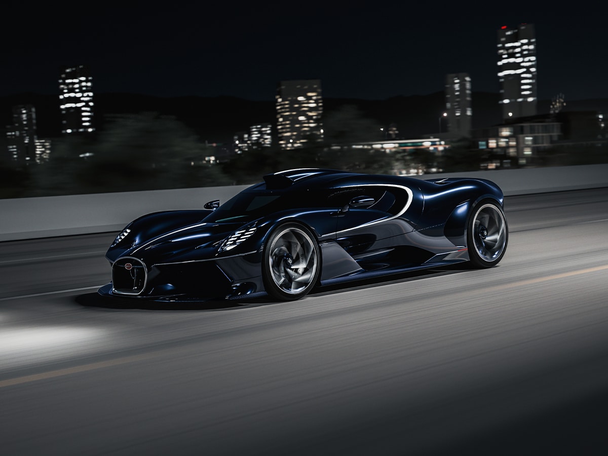 Bugatti Destrier is a 1,578 HP Bolide Reimagined as Pure Sculpture