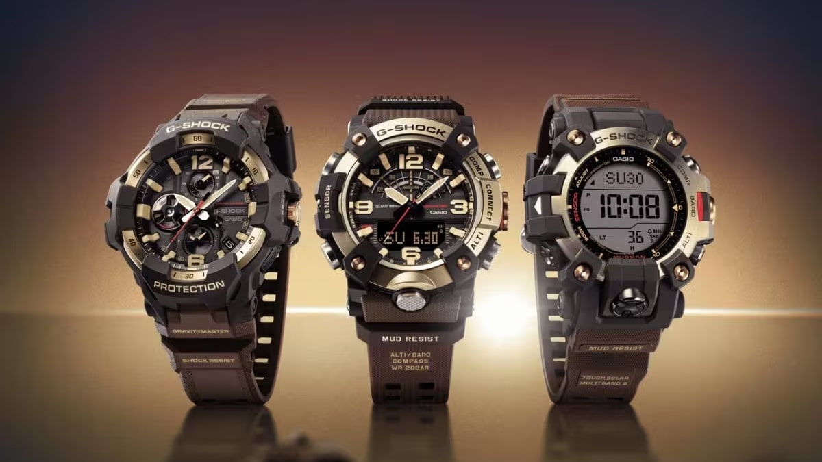 G-Shock Mudmaster GG-B100XMH-5A Gives the Rugged Tool Watch a Gold