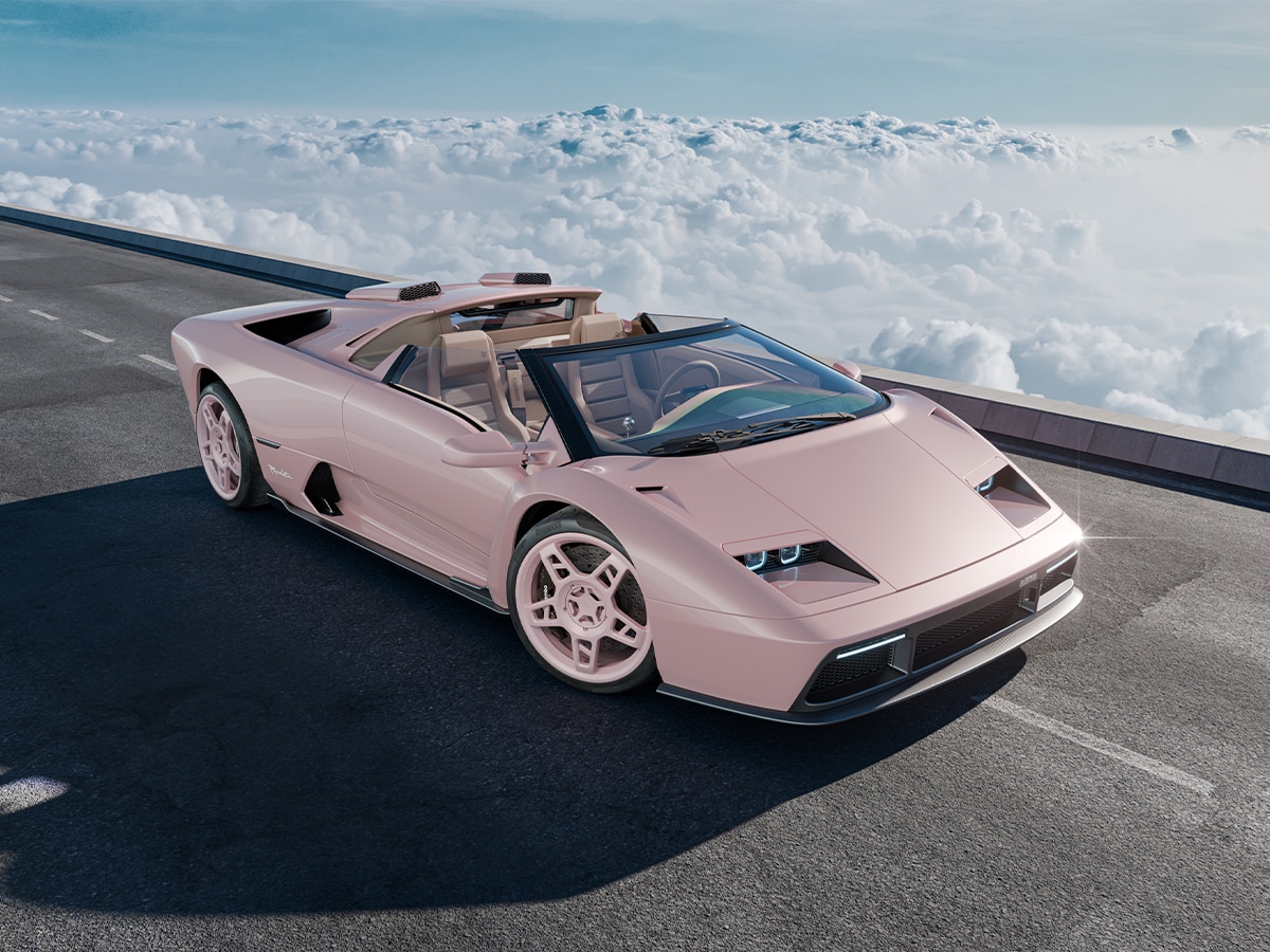 Eccentrica V12 Roadster Restomod is Less Lamborghini Diablo, More