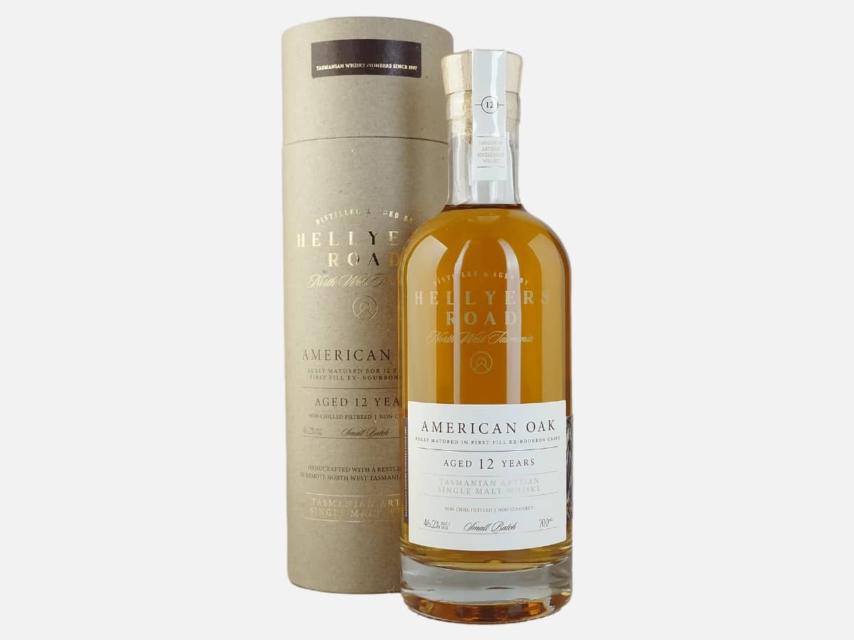 Hellyers road 12 year old single malt australian whisky