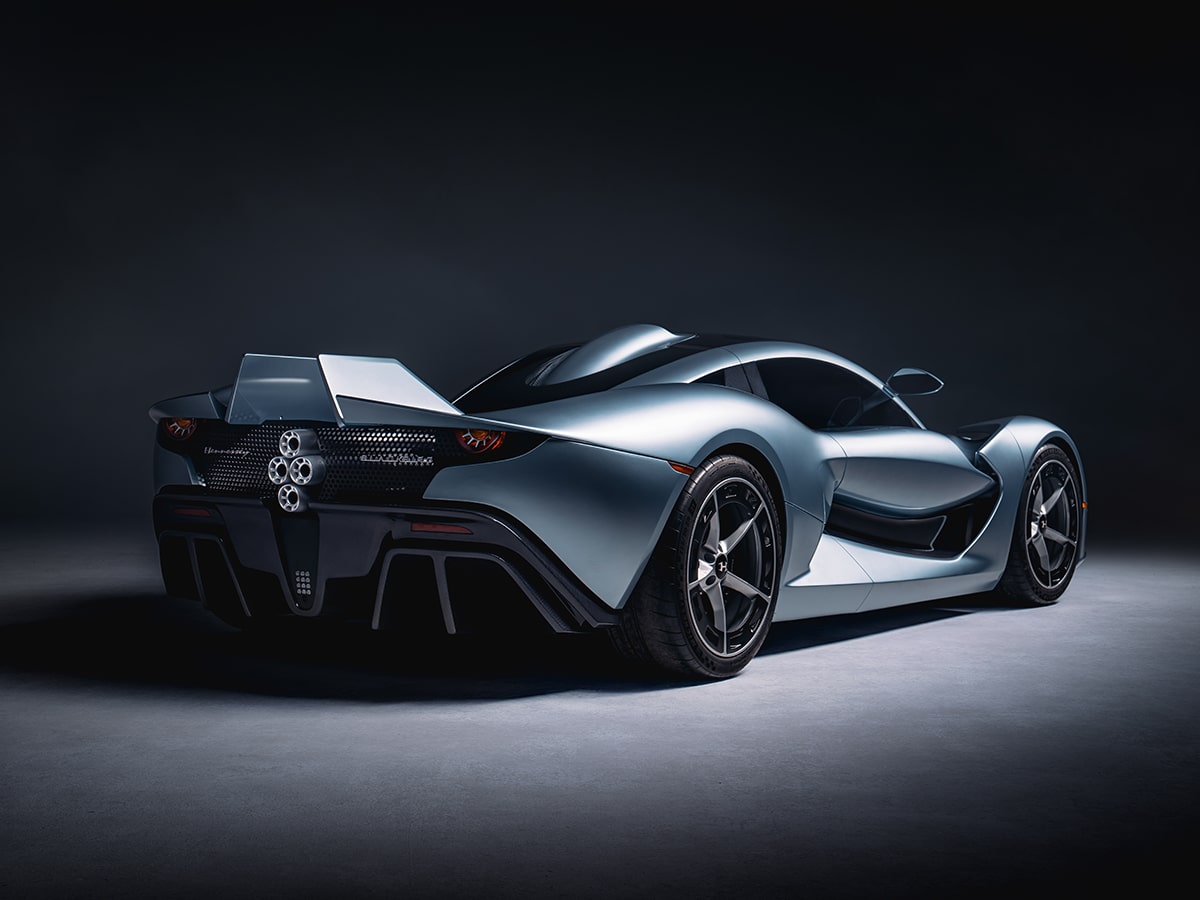 Hennessey blackbird rear three quarter