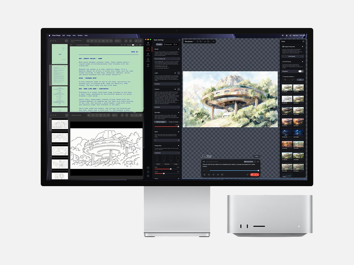 Mac studio photoshops