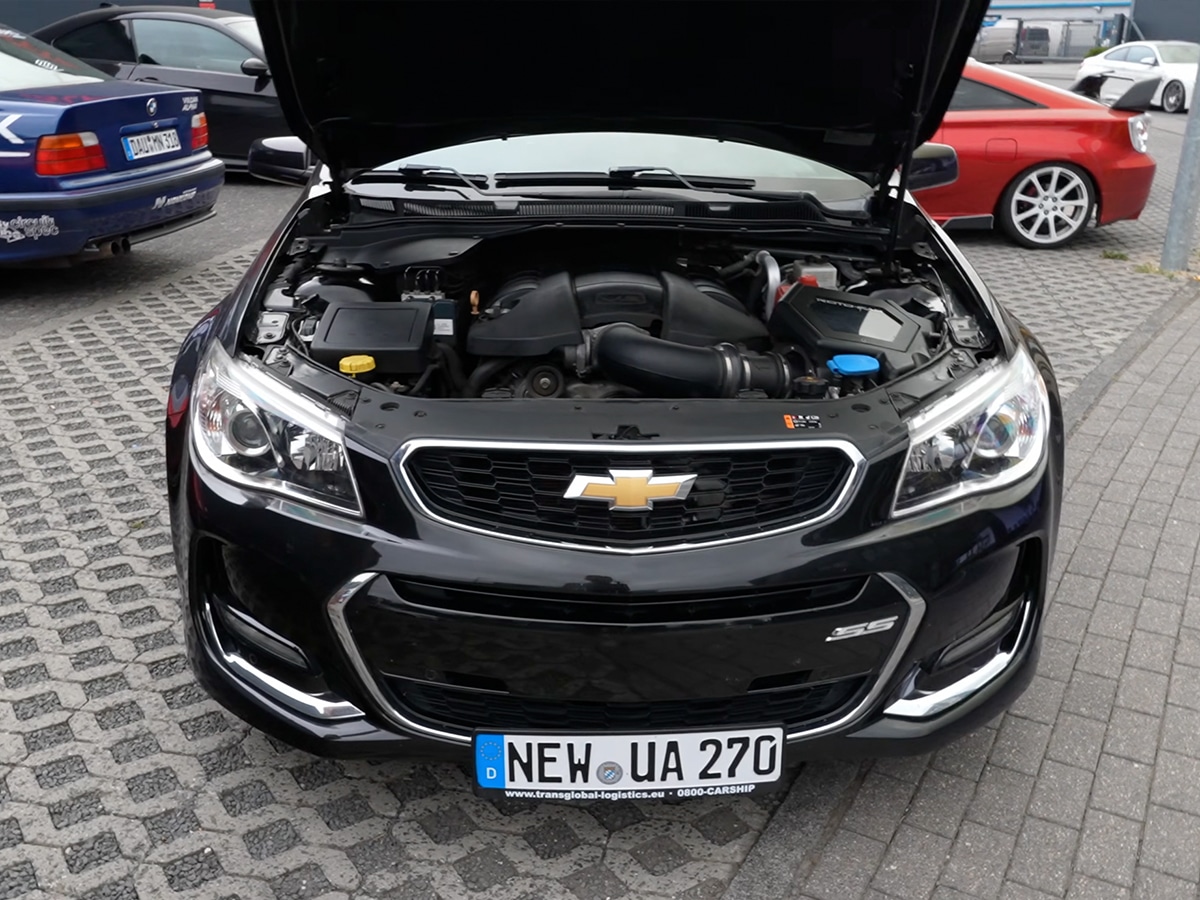 Misha holden commodore nurburgring engine bay 2