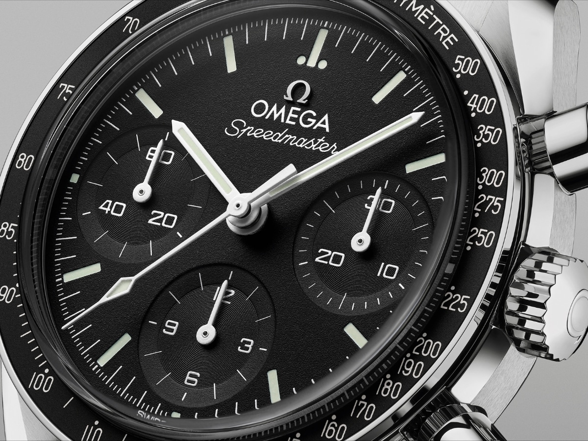 Omega speedmaster 38 mm in black