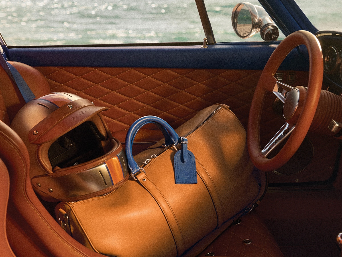 Porsche 911 reimagined by singer louis vuitton bag