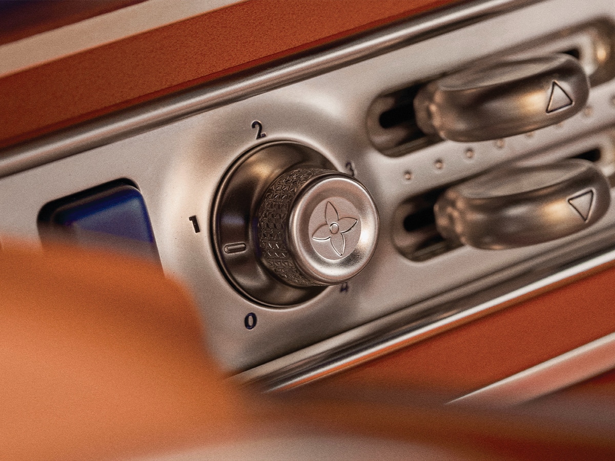 Porsche 911 reimagined by singer louis vuitton button