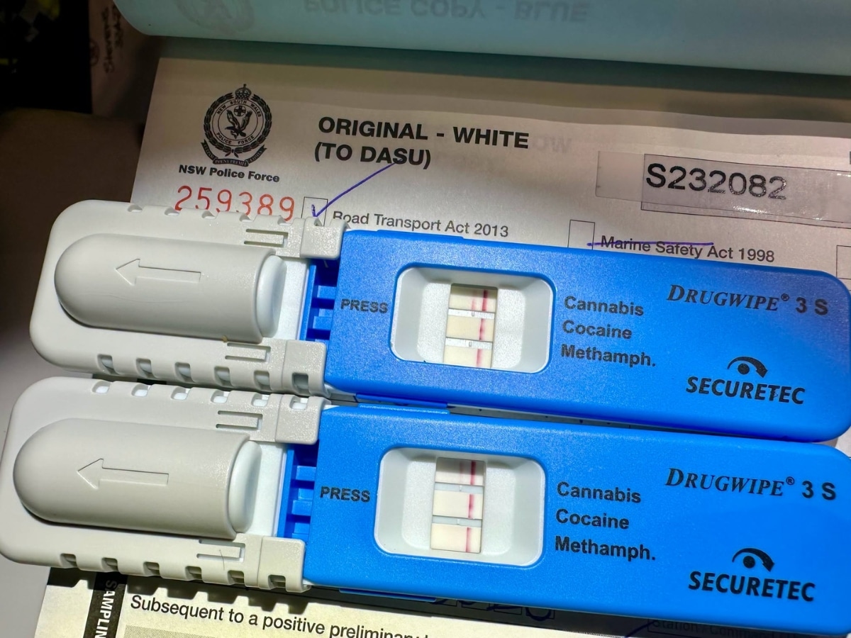 Roadside drug test