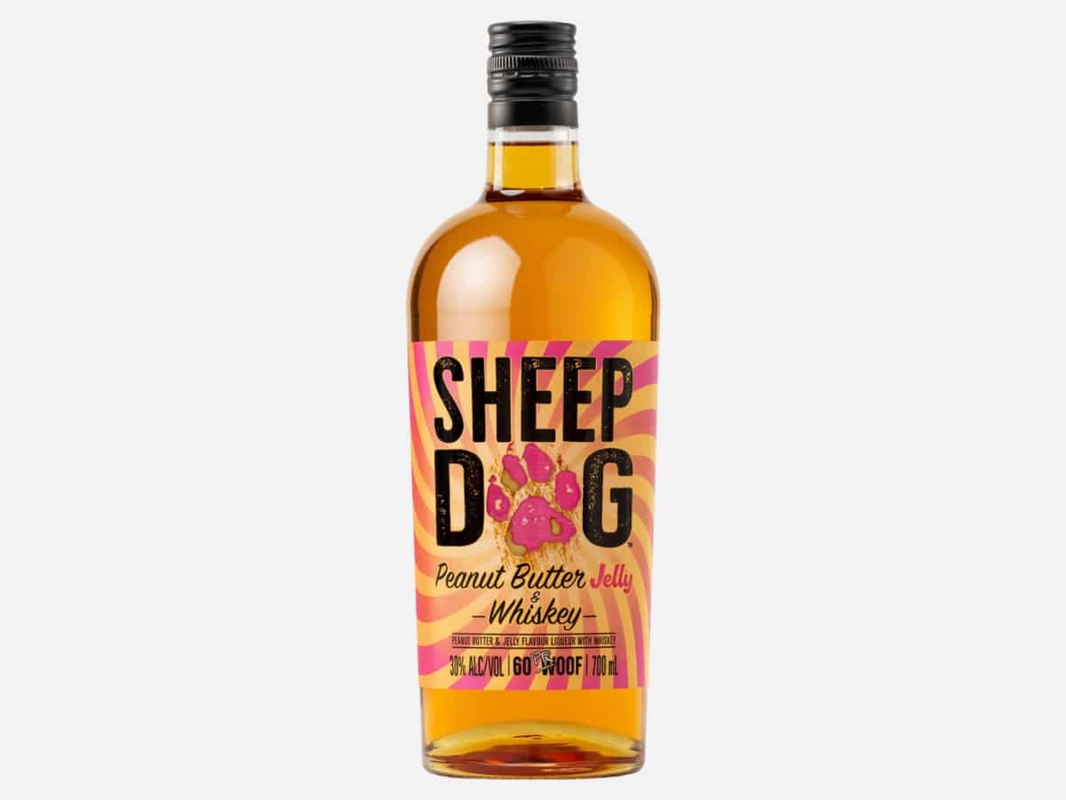 Sheep dog peanut butter jelly whiskey