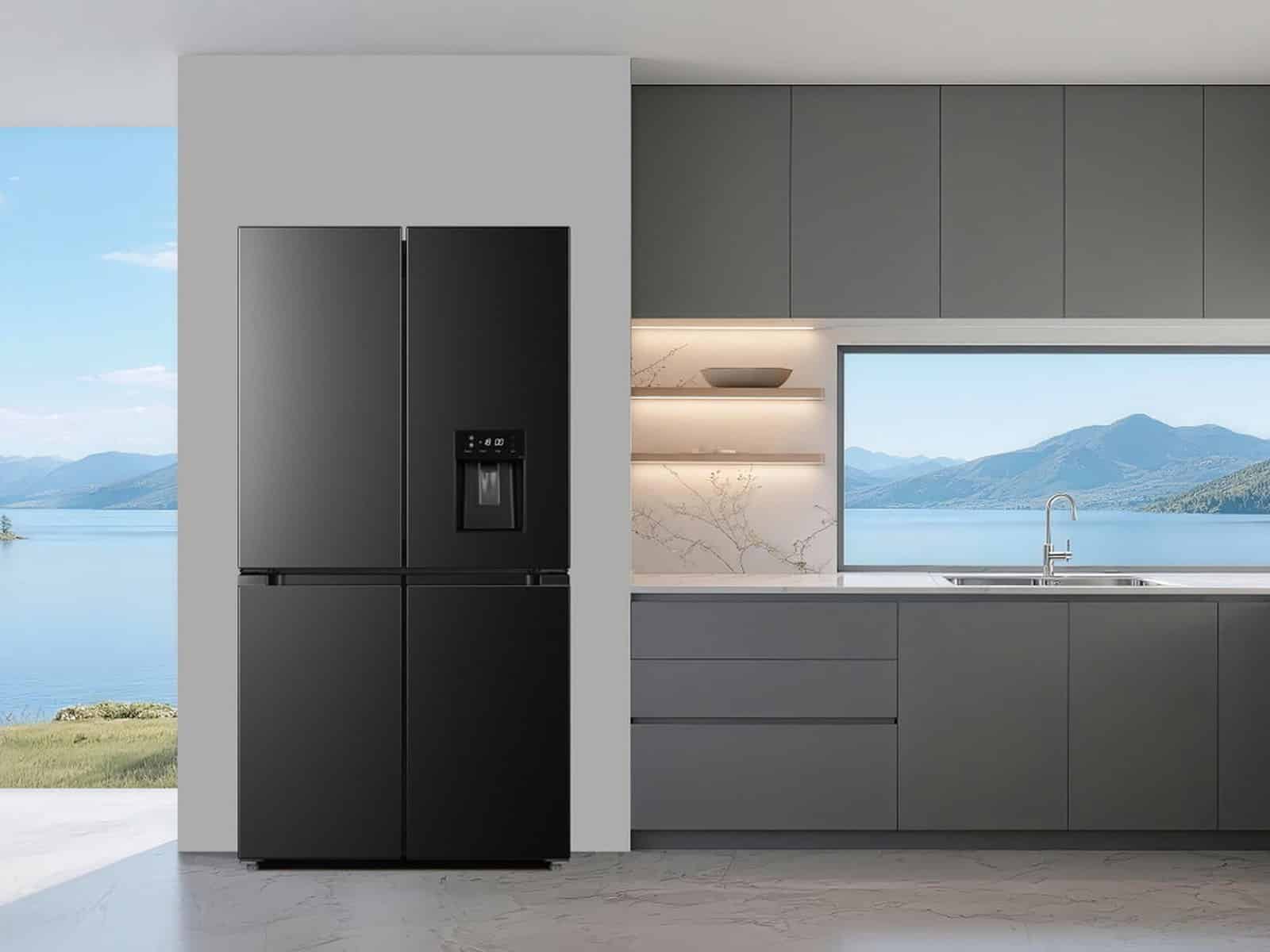 TCL TRF590QHB 590L Quad Door Fridge