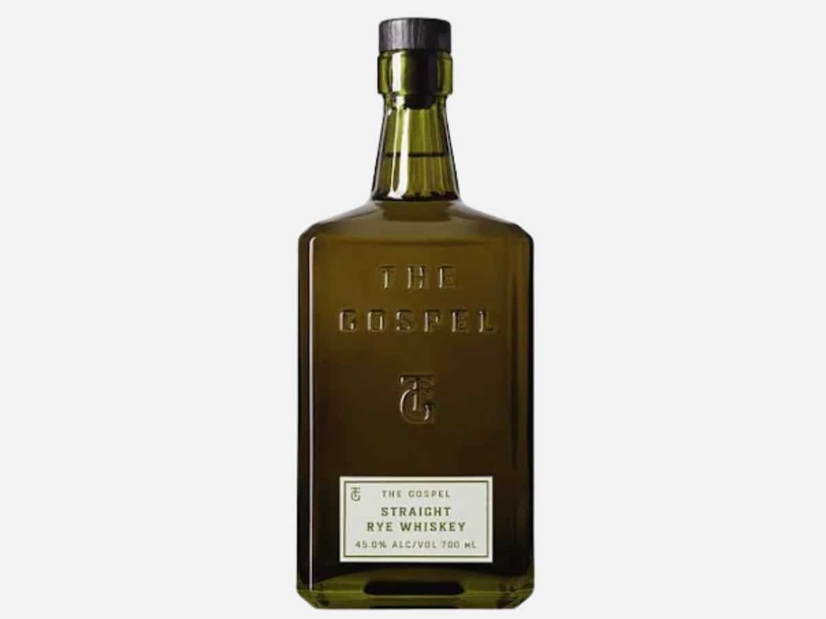 The gospel straight rye whiskey