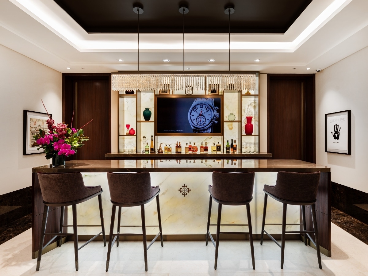 The bar at patek philippe's sydney boutique
