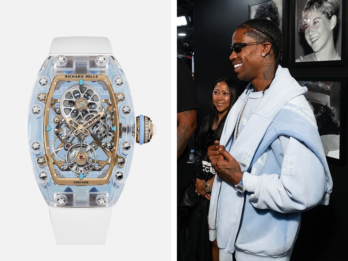 Travis scott richard mille us open